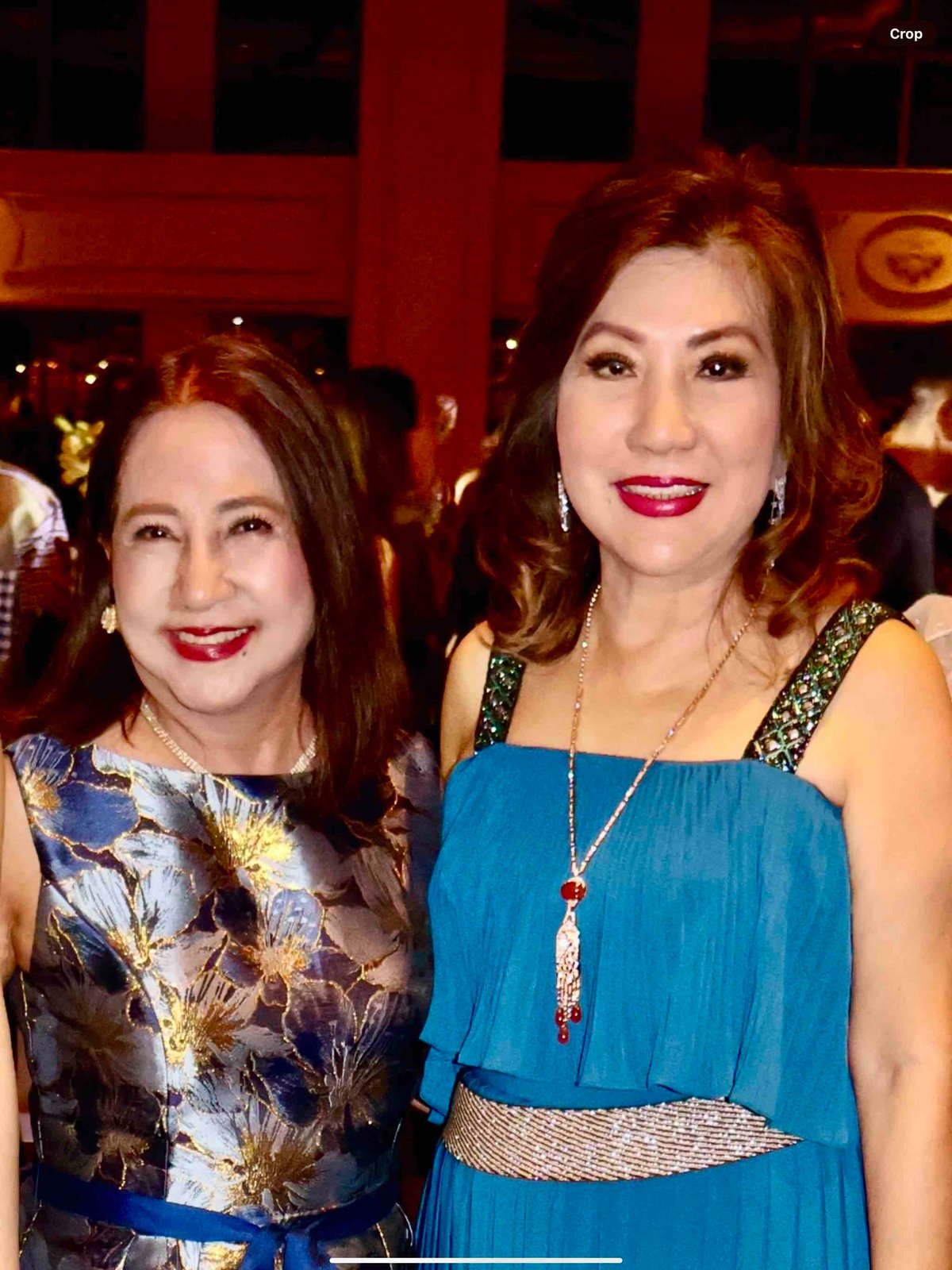 Dette Aquino and Connie Haw.